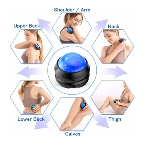 Muscle Massage Roller Ball – Deep Tissue Relief for Neck, Back, Legs & Feet